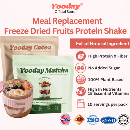 Yooday Freeze-Dried Fruits Protein Shake Meal Replacement