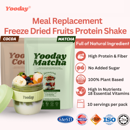 Yooday Freeze-Dried Fruits Protein Shake Meal Replacement