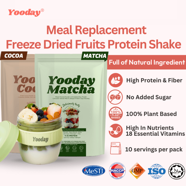 Yooday Freeze-Dried Fruits Protein Shake Meal Replacement