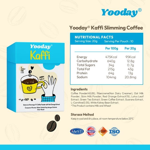 Yooday Kaffi Slimming Coffee - Image 11