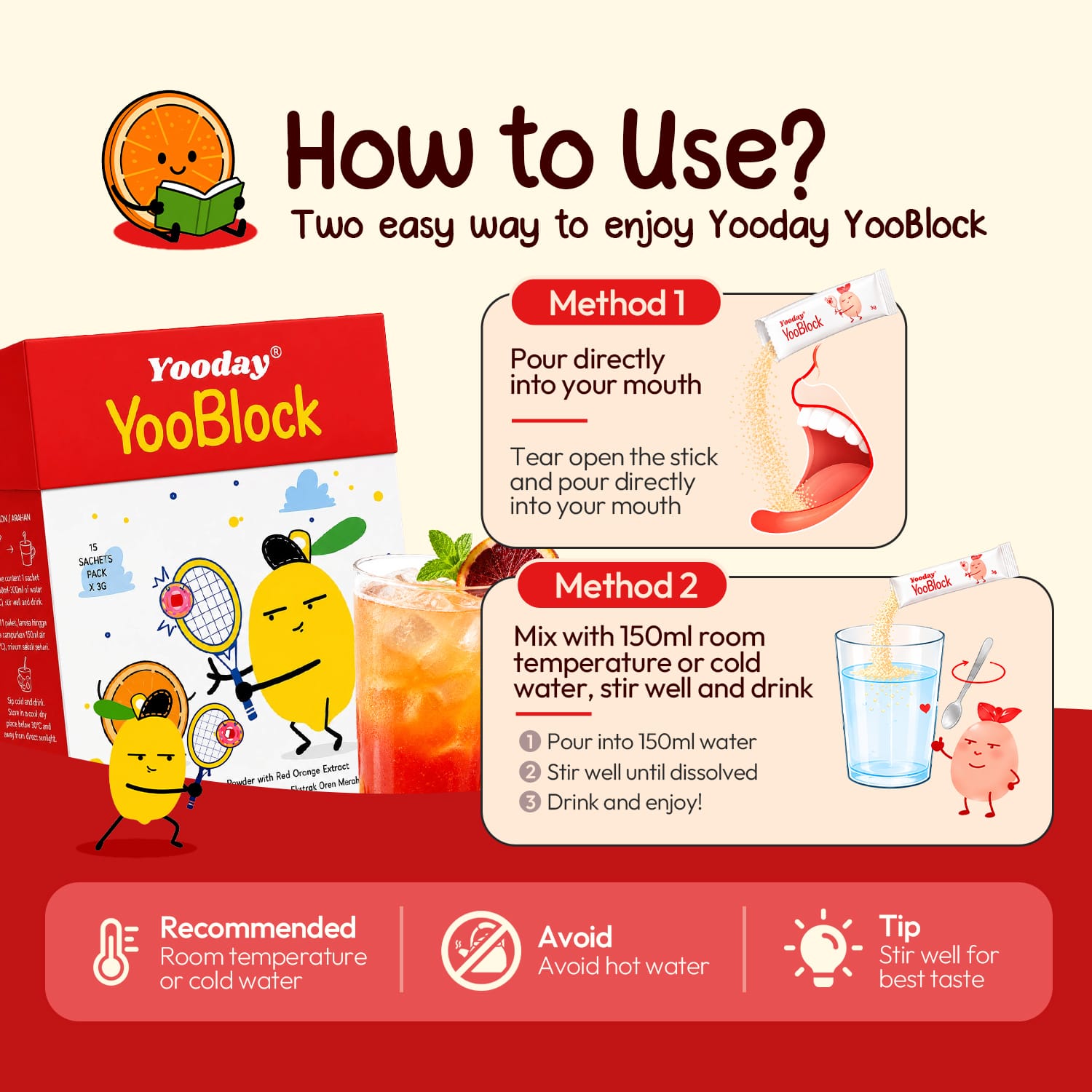 Yooday Yooblock 15sachet/box - Image 6