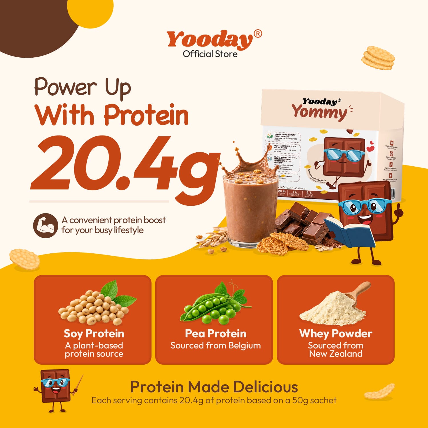 Yooday Yommy Meal Replacement 10sachet/box - Image 2